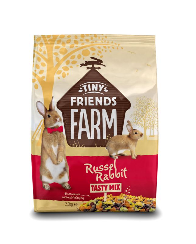 Tiny Friends Farm Russel Rabbit's Tasty Mix Rabbit Food 2.5kg