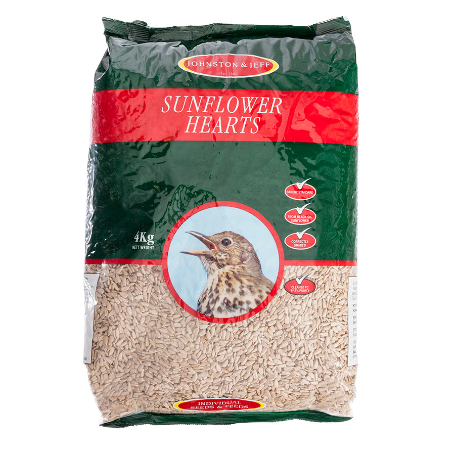 Johnston & Jeff Sunflower Hearts 4kg