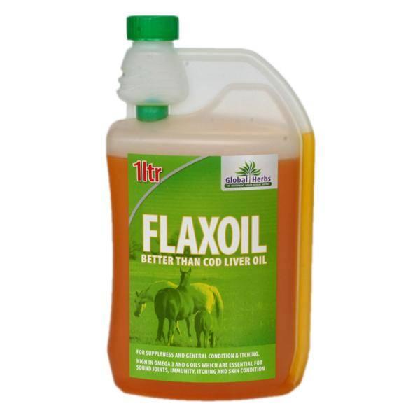 Global Herbs Flax Oil for Horses 1 Litre
